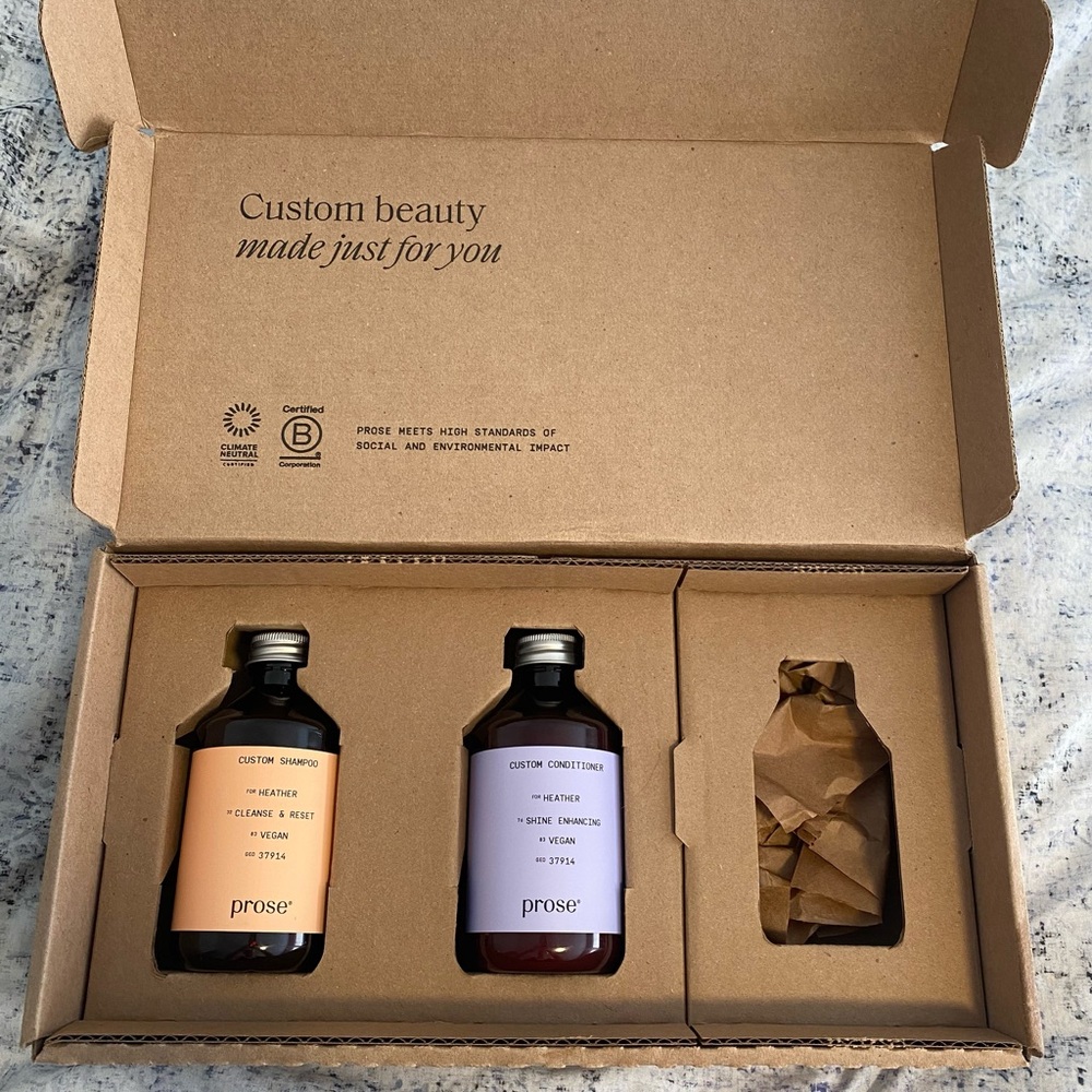 Prose Custom Shampoo and Conditioner Set